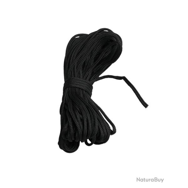 Cordelette multi-usages Mil-Tec en polypropyl�ne 3 mm - Noir