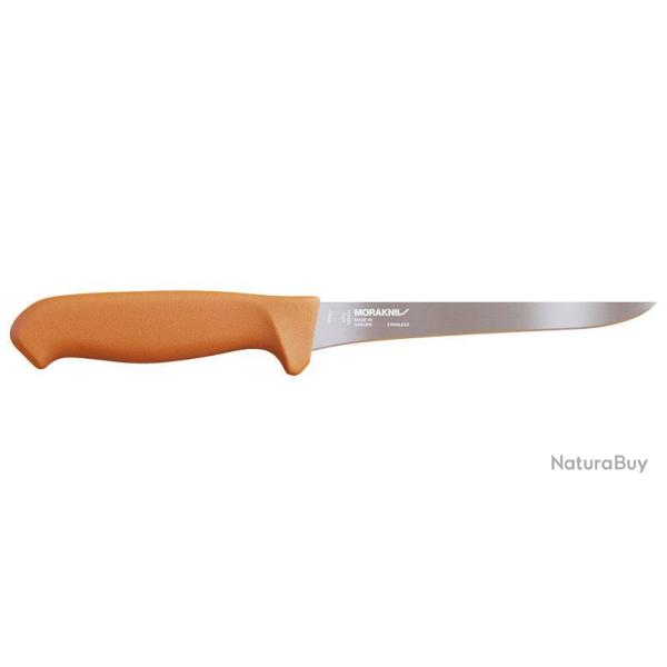 Couteau � d�sosser Morakniv Hunting Narrow Boning lame �troite - Orange