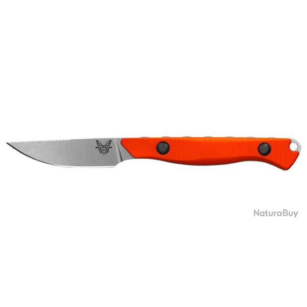 Couteau � lame fixe Benchmade Flyway 15700 acier CPM - Orange