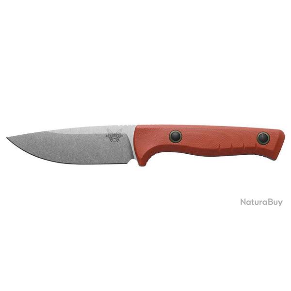 Couteau � lame fixe Benchmade SlipRidge Fixed Rust Orange - Orange