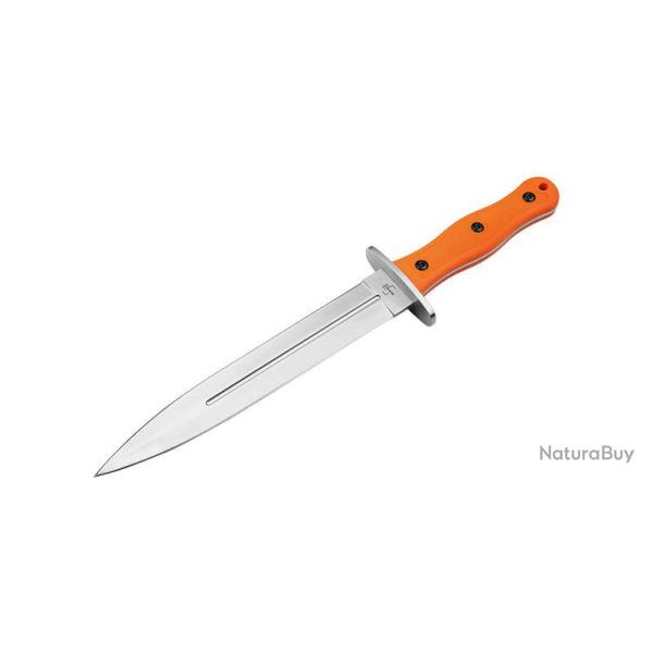 Couteau � lame fixe Boker Magnum Boar Dagger acier 440C (inox) - Orange