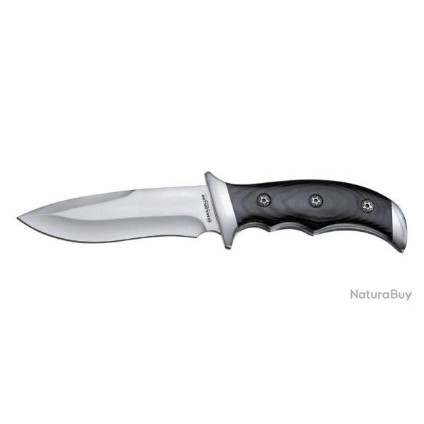 Couteau � lame fixe Boker Magnum Capital acier 440A - Noir