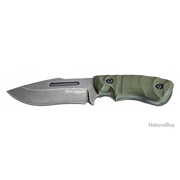 Couteau � lame fixe Boker Magnum Lil Giant acier 440A - Kaki
