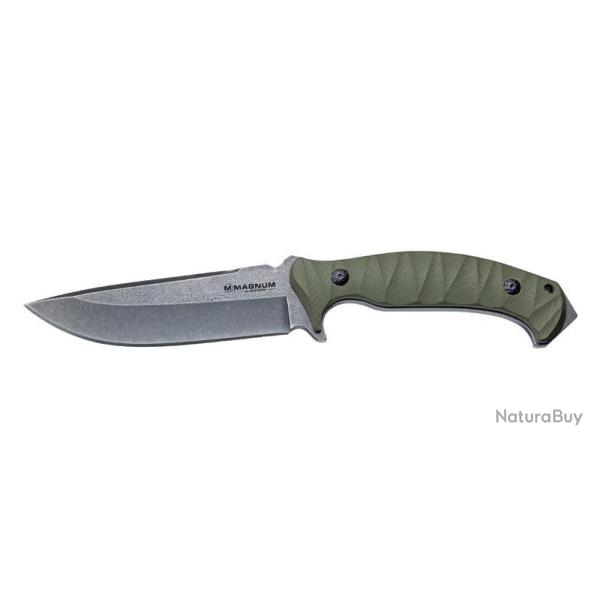 Couteau � lame fixe Boker Magnum Persian acier 440 lame 120 mm - Kaki