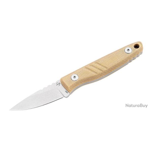 Couteau � lame fixe Boker Plus Five Point Nine acier 440C - Beige