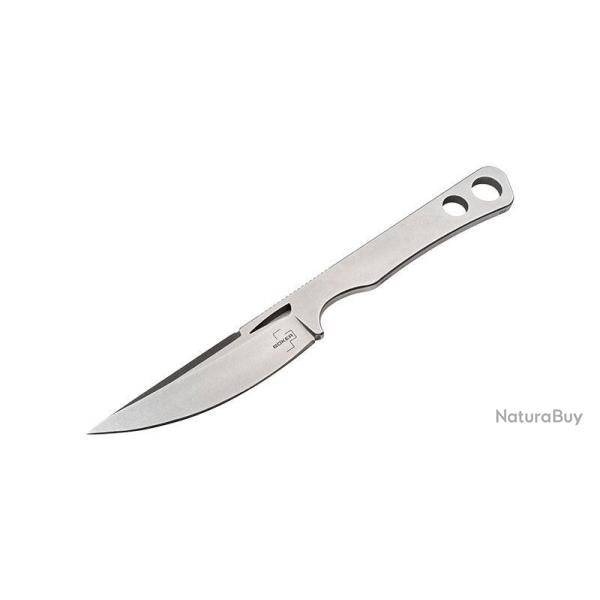 Couteau � lame fixe Boker Plus Gekai acier D2 lame 82 mm - Gris