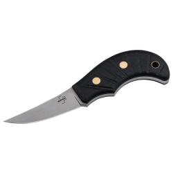 Couteau &agrave; lame fixe Boker Plus Shrimp acier D2 lame 60 mm - Noir