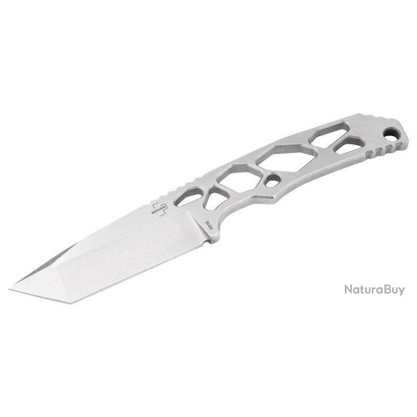 Couteau � lame fixe Boker Plus Superlight Tanto acier D2 - Gris