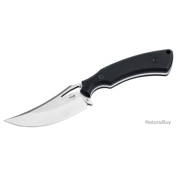 Couteau � lame fixe Boker Plus Tavros acier D2 lame 70 mm - Noir