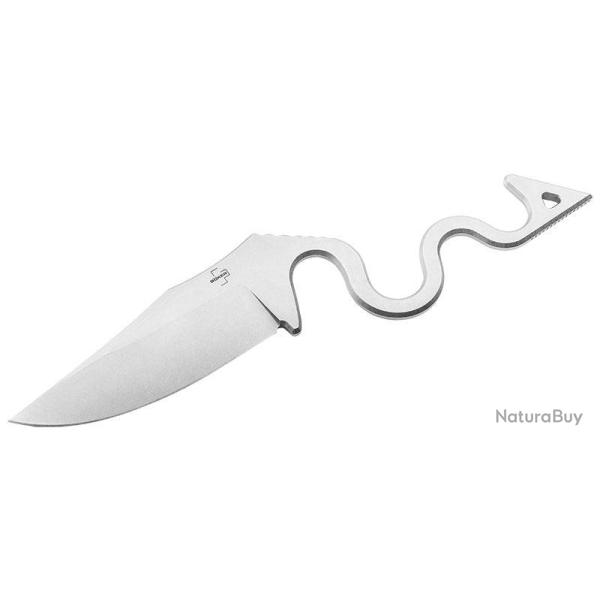 Couteau � lame fixe Boker Plus The Midgards Snake acier D2 - Gris