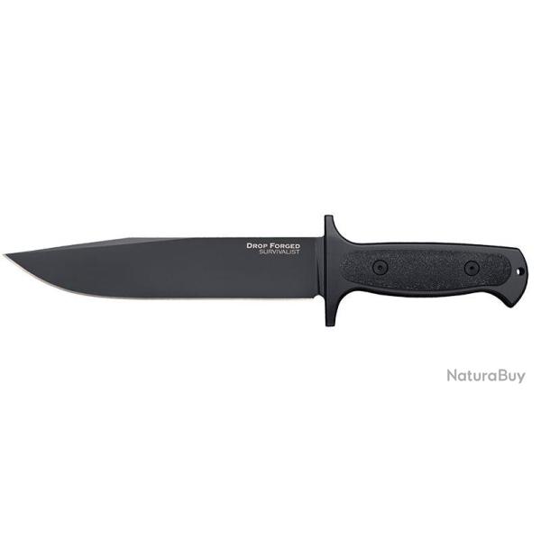Couteau � lame fixe Cold Steel Drop forged survivalist - Noir