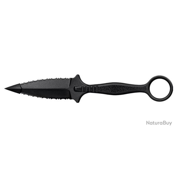 Couteau � lame fixe Cold Steel FGX Ring Dagger en griv-ex - Noir