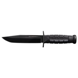 Couteau &agrave; lame fixe Cold Steel Leatherneck SF acier D2 - Noir