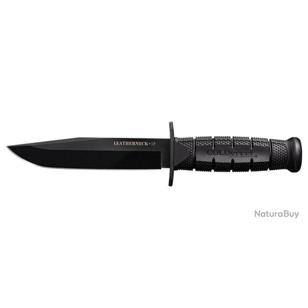 Couteau � lame fixe Cold Steel Leatherneck SF acier D2 - Noir