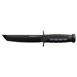 Couteau &agrave; lame fixe Cold Steel Leatherneck Tanto acier D2 - Noir