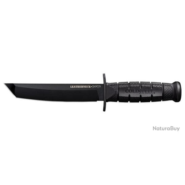 Couteau � lame fixe Cold Steel Leatherneck Tanto acier D2 - Noir