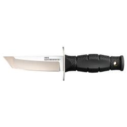 Couteau &agrave; lame fixe Cold Steel Mini Leatherneck acier 8Cr13MoV - Noir / Tanto