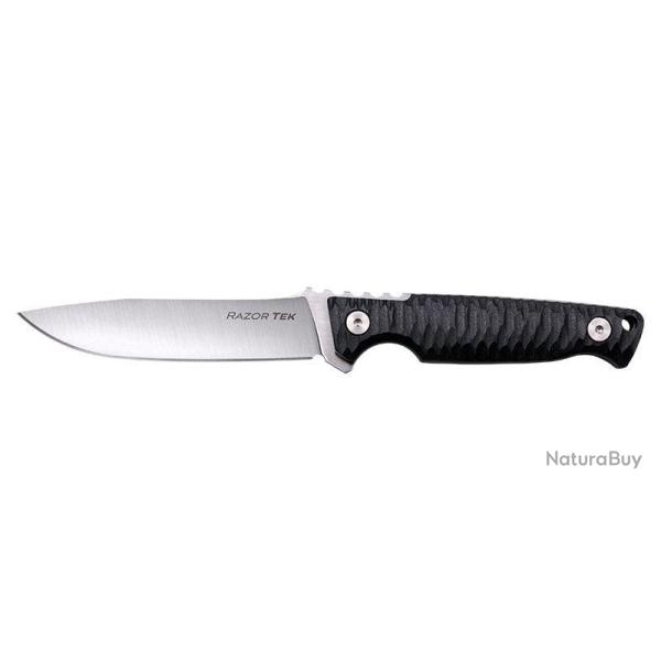 Couteau � lame fixe Cold Steel Razor Tek 102 mm acier 4116SS - Noir