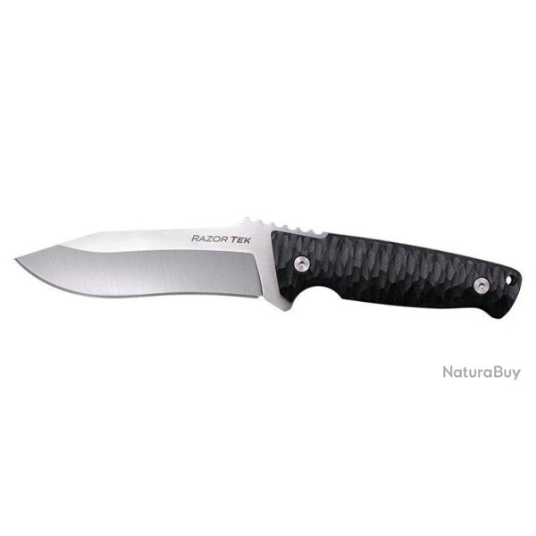 Couteau � lame fixe Cold Steel Razor Tek 127 mm acier 4116SS - Noir