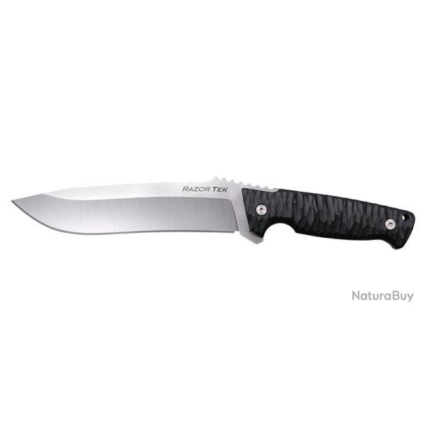 Couteau � lame fixe Cold Steel Razor Tek 166 mm acier 4116SS - Noir