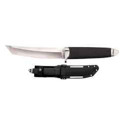 Couteau &agrave; lame fixe Cold Steel San Mai Master Tanto acier VG10 - Noir