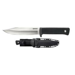 Couteau &agrave; lame fixe Cold Steel San Mai SRK acier VG10 San Mai - Noir