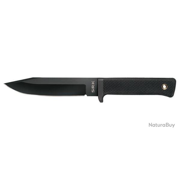 Couteau � lame fixe Cold Steel SRK acier SK-5 lame 152 mm - Noir