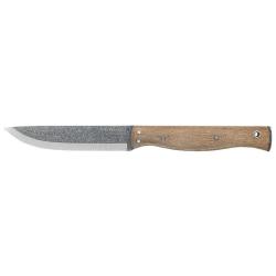 Couteau &agrave; lame fixe Condor Narrowsaur acier 1095 High Carbon - Bois naturel