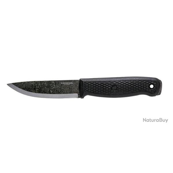 Couteau � lame fixe Condor Terrasaur 63847 acier 1095 High - Noir