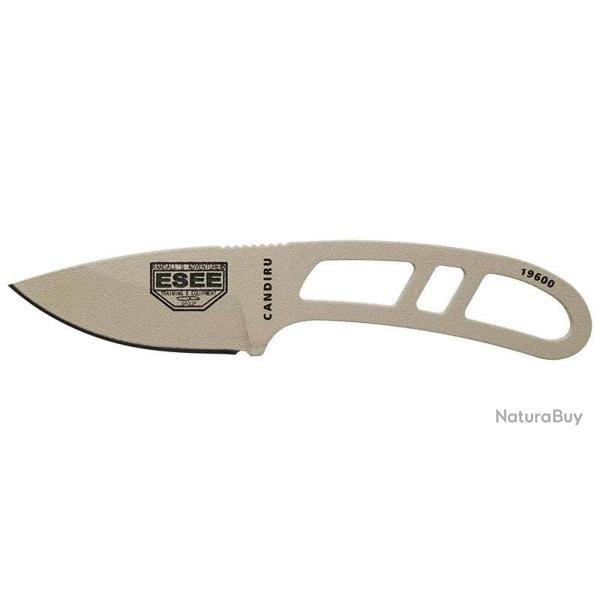 Couteau � lame fixe ESEE Candiru CANDTE acier Carbone - Sable
