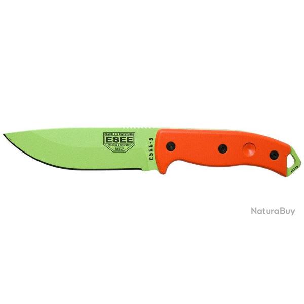 Couteau � lame fixe ESEE ESEE-3 - Pommeau modifi� E3PMVG - Gris