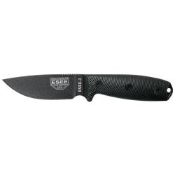Couteau &agrave; lame fixe ESEE ESEE-3 3PMB001 acier Carbone - Noir