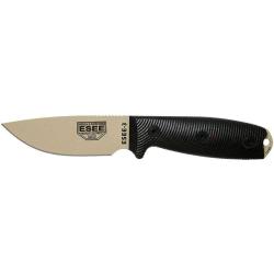 Couteau &agrave; lame fixe ESEE ESEE-3 3PMDT004 acier Carbone - Noir