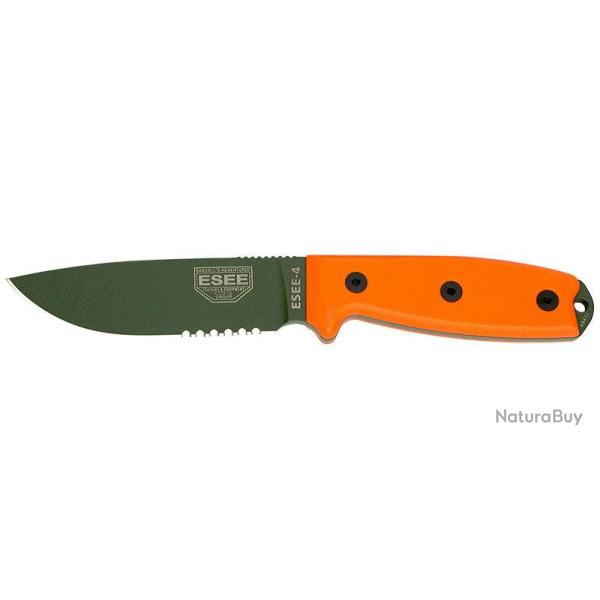 Couteau � lame fixe ESEE ESEE-4 - lame mixte E4SOD - Autre