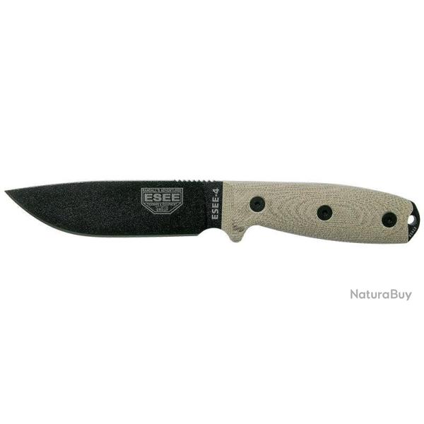 Couteau � lame fixe ESEE ESEE-4 4PB017 acier Carbone - Autre