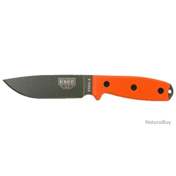 Couteau � lame fixe ESEE ESEE-4 E4POD acier Carbone - Autre (EE4POD)