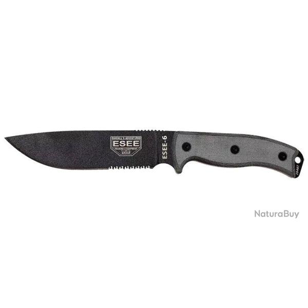 Couteau � lame fixe ESEE ESEE-6 6PB011 acier Carbone - Autre