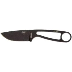 Couteau &agrave; lame fixe ESEE Izula IZULAB acier Carbone lame 62 mm - Noir