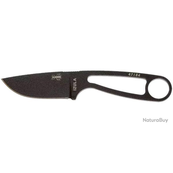 Couteau � lame fixe ESEE Izula IZULAB acier Carbone lame 62 mm - Noir