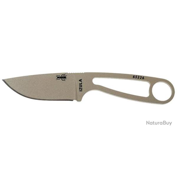 Couteau � lame fixe ESEE Izula IZULADT acier Carbone - Sable