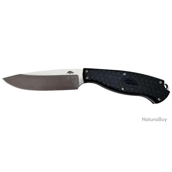 Couteau � lame fixe Honey Badger Outfitter acier 8Cr13MoV - Noir
