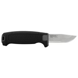 Couteau &agrave; lame fixe Morakniv Amberg Compact lame 77 mm &eacute;tui - Gris