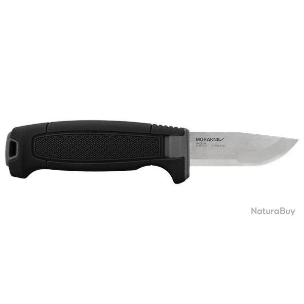 Couteau � lame fixe Morakniv Amberg Compact lame 77 mm �tui - Gris