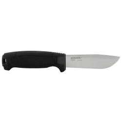 Couteau &agrave; lame fixe Morakniv Amberg Full Flat &eacute;mouture plein - Gris