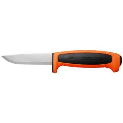 Couteau &agrave; lame fixe Morakniv Basic 546 acier inoxydable 12C27 - Orange