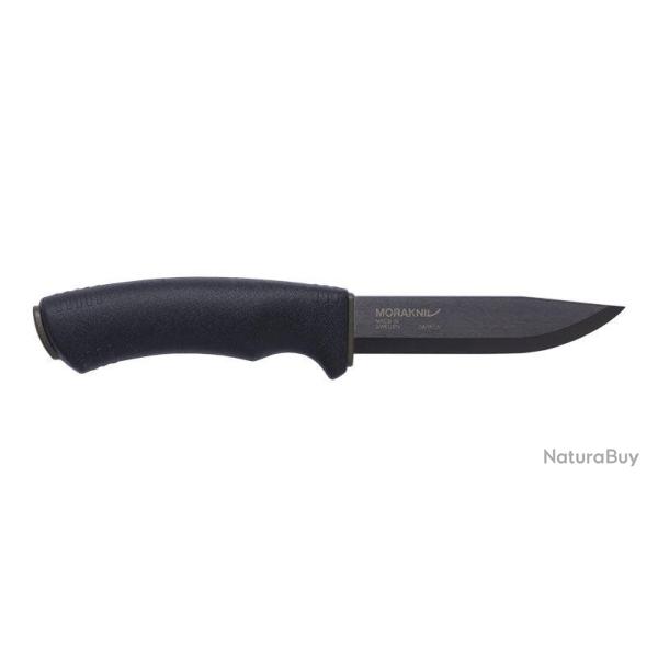 Couteau � lame fixe Morakniv Bushcraft BlackBlade carbone - Noir