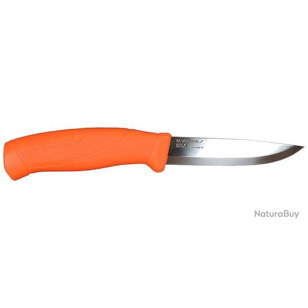 Couteau � lame fixe Morakniv Companion acier inoxydable 12C27 - Orange