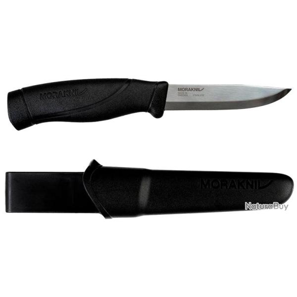 Couteau � lame fixe Morakniv Companion HeavyDuty lame 104 mm - Noir