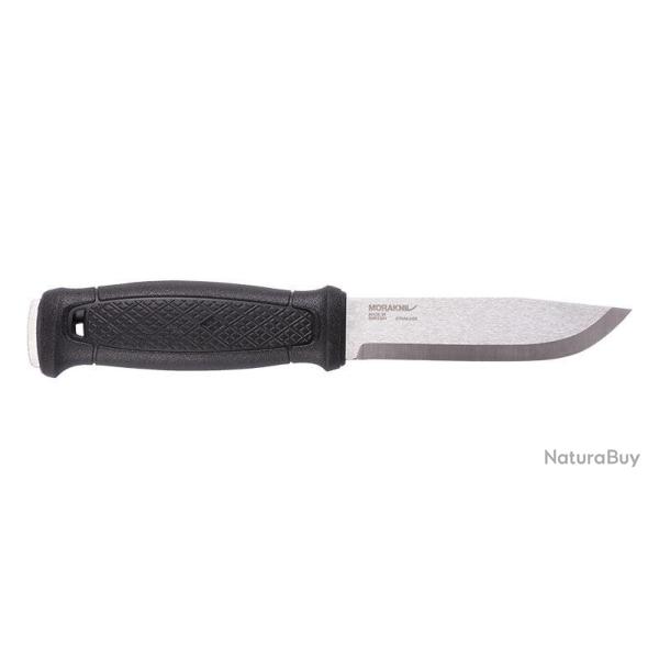 Couteau � lame fixe Morakniv Garberg soie pleine acier 14C28N - Noir