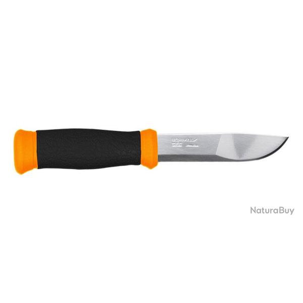 Couteau � lame fixe Morakniv Mora 2000 lame 109 mm �mouture - Orange